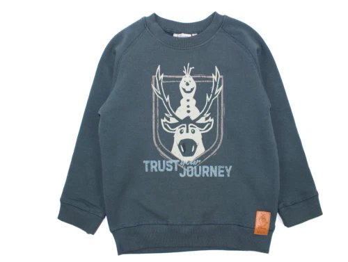 Wheat sweatshirt Frozen Flock dark petroleum